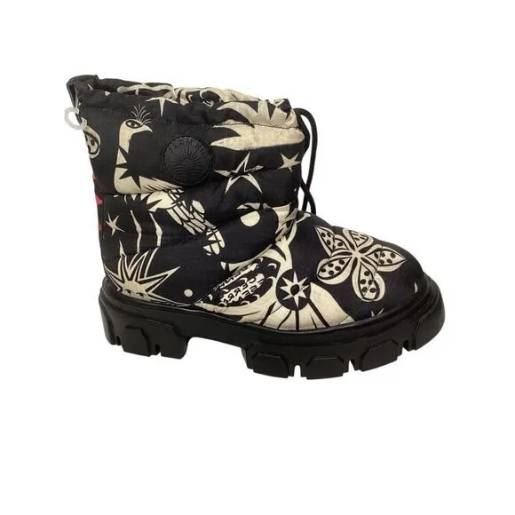 New. Farm Rio black puffer bootie. Size 7. Retails $295