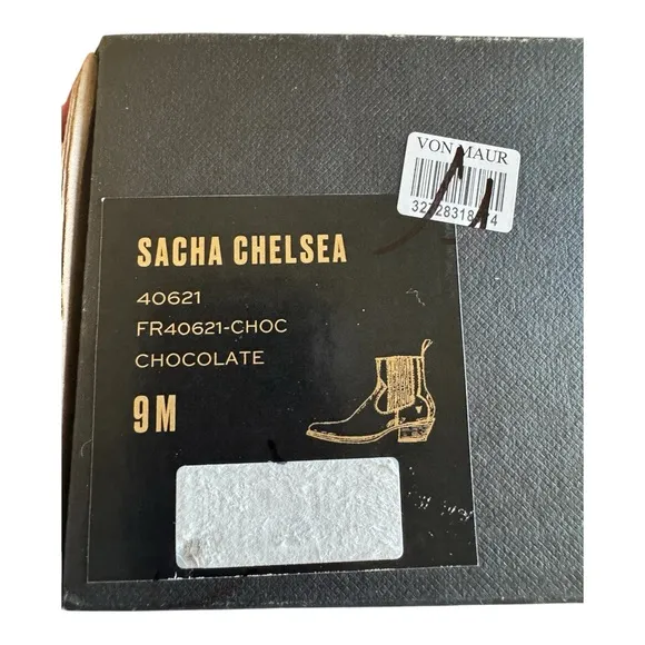 NEW! Frye Sacha Chelsea Chocolate Brown Suede Ankle Boots Elastic Panels …