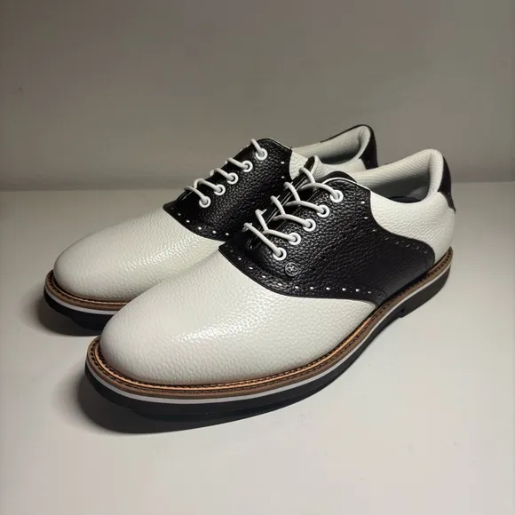 NEW G/FORE Saddle Gallivanter Snow Espresso Golf Shoes Mens Size 12