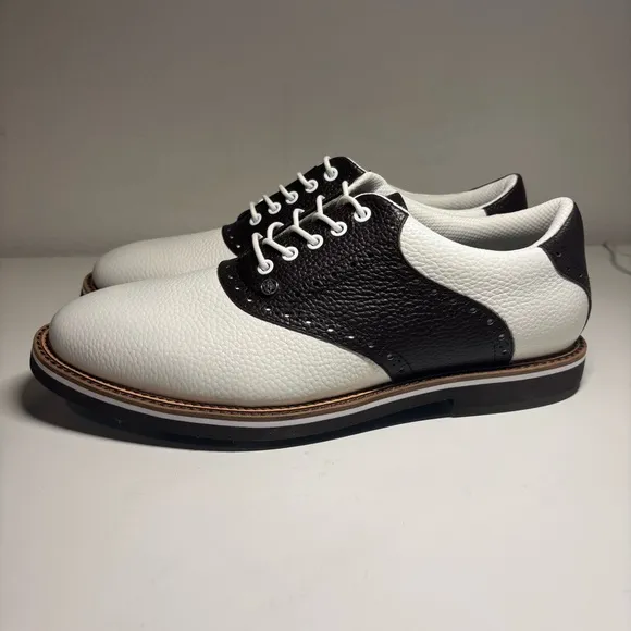 NEW G/FORE Saddle Gallivanter Snow Espresso Golf Shoes Mens Size 12