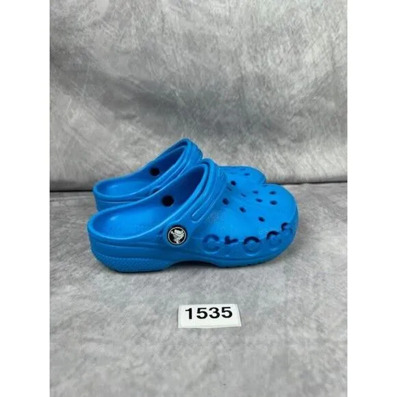 NEW Girl's Boy's Kids Crocs Baya Clog k (205483-456) Blue Size C12