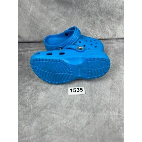 NEW Girl's Boy's Kids Crocs Baya Clog k (205483-456) Blue Size C12