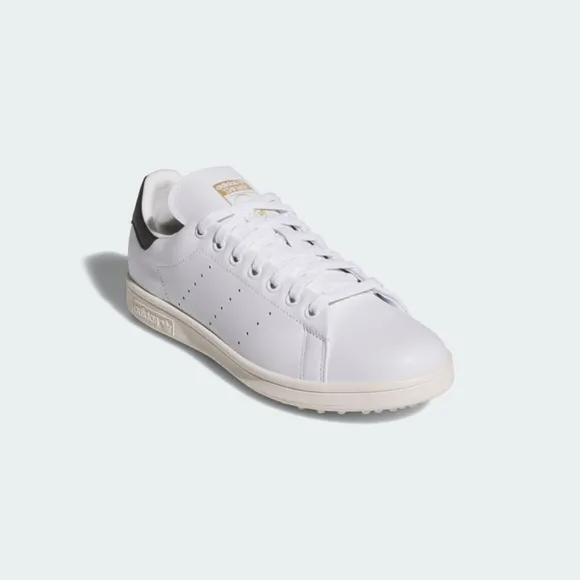 NEW GOLF Adidas Stan Smith UNISEX White and Navy Spikeless Golf Sneakers
