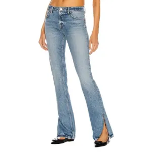 NEW GRLFRND hailey low rise slim boot jeans in melrose