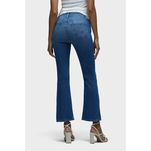 NEW HUDSON barbara high-rise bootcut crop jeans in pleasant