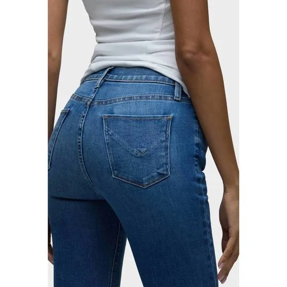 NEW HUDSON barbara high-rise bootcut crop jeans in pleasant