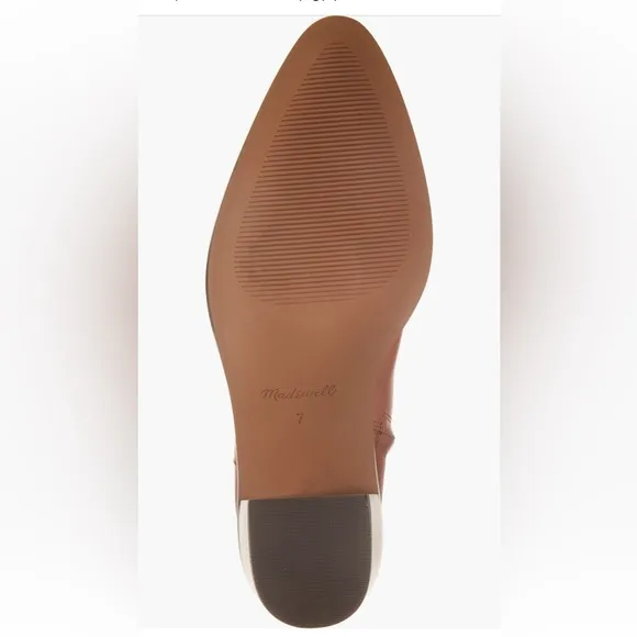 🔥🔥🔥NEW Madewell The Darcy Brown Leather Ankle Boots