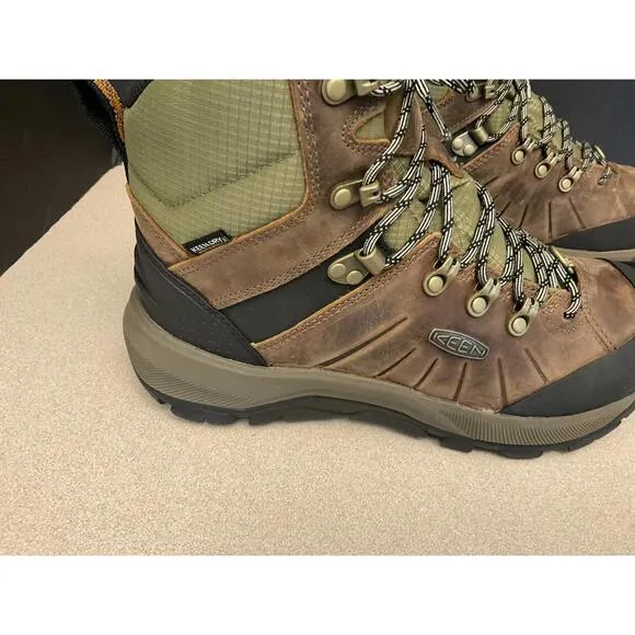 New! Mens Keen Revel IV Mid Polar Boots Insulated Waterproof Hiking Boots. SZ 8.