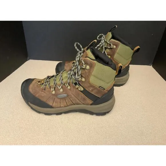 New! Mens Keen Revel IV Mid Polar Boots Insulated Waterproof Hiking Boots. SZ 8.