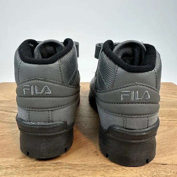 New NIB Little Kids Fila F-13 Weather Tech Gray Outdoor Ankle Boots Size 12 C