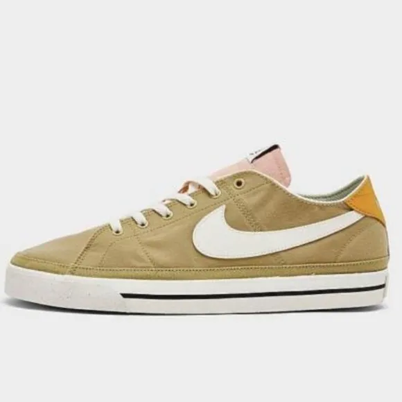NEW Nike Court Legacy Next Nature Mens Casual Canvas Shoes Tan