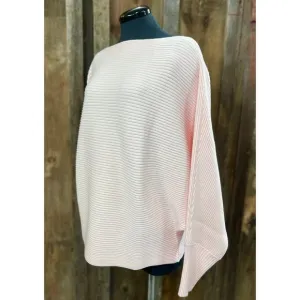 NEW Pink Ribbed Oversized Sweater