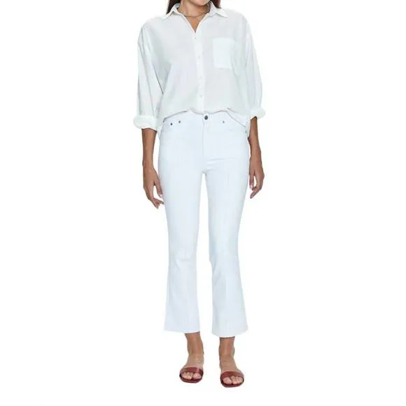 NEW PISTOLA lennon high rise boot jean in le blanc