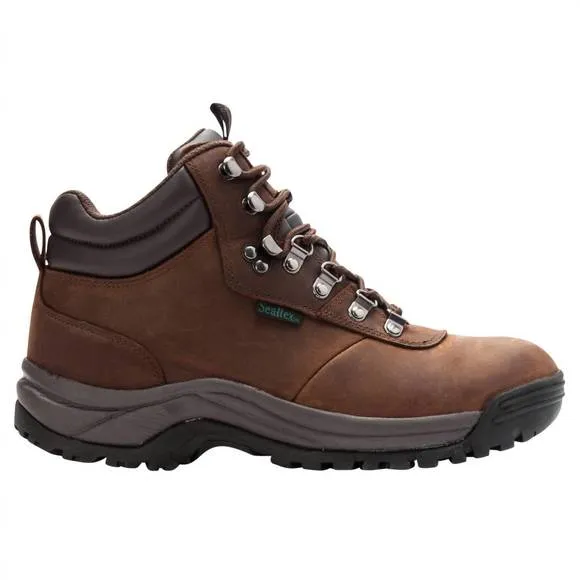 NEW PROPET men's cliff walker boots - medium width in brown crazy horse