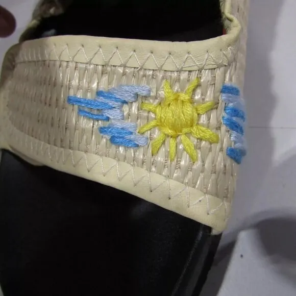 NEW Size 10 Arizona Love x Giovanni Gerosa Apache Gio Raffia Sandal EU 40