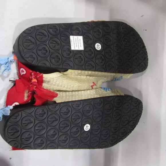 NEW Size 10 Arizona Love x Giovanni Gerosa Apache Gio Raffia Sandal EU 40