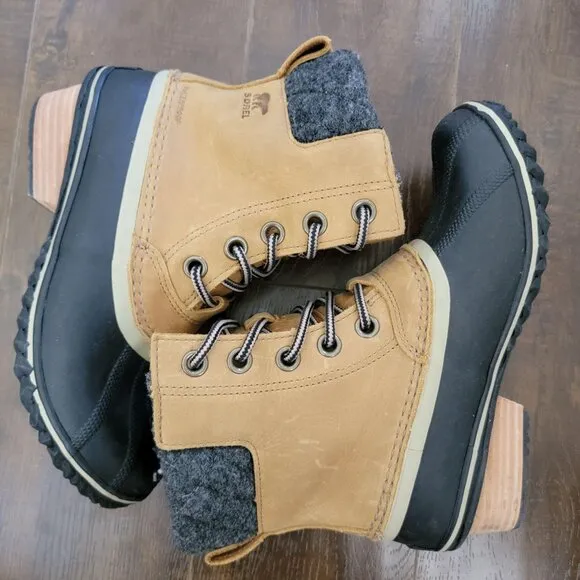 NEW Sorel Slimpack II Boots Womens 7 Classic Winter Cozy Warm Snow Feminine