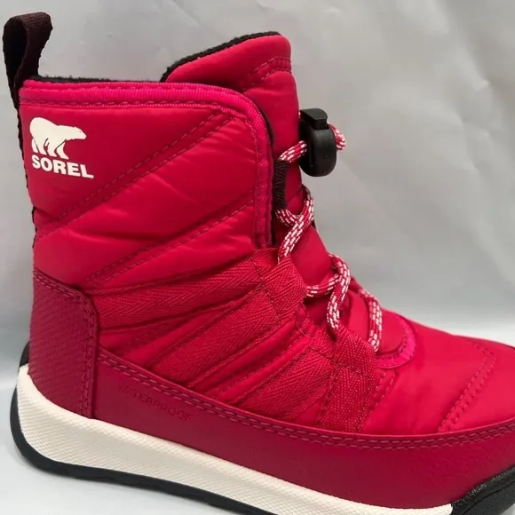 New SOREL Whitney II Short Waterproof Insulated BootToddler Red Little Child