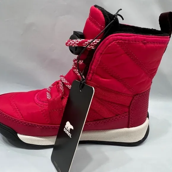 New SOREL Whitney II Short Waterproof Insulated BootToddler Red Little Child