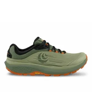 NEW TOPO ATHLETIC men's pursuit trail running shoes in olive/clay