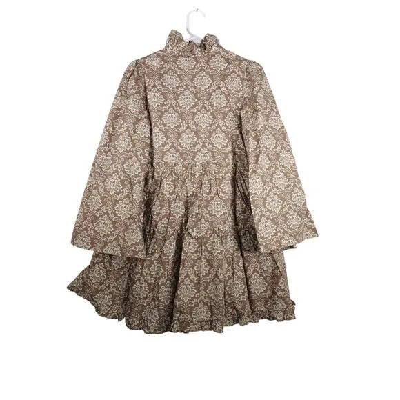 New Tuckernuck Hyacinth House Moss Printed Floral Mini Dress Cotton XXS 1600-11