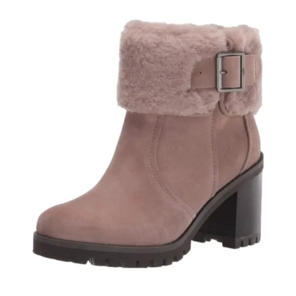 NEW UGG ELISIANA WOMENS CARIBOU SUEDE ANKLE BOOTS