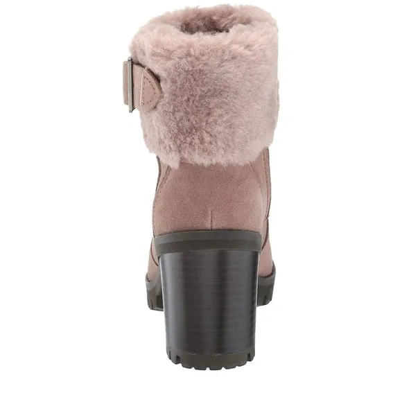 NEW UGG ELISIANA WOMENS CARIBOU SUEDE ANKLE BOOTS