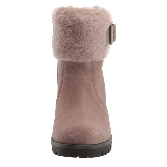 NEW UGG ELISIANA WOMENS CARIBOU SUEDE ANKLE BOOTS