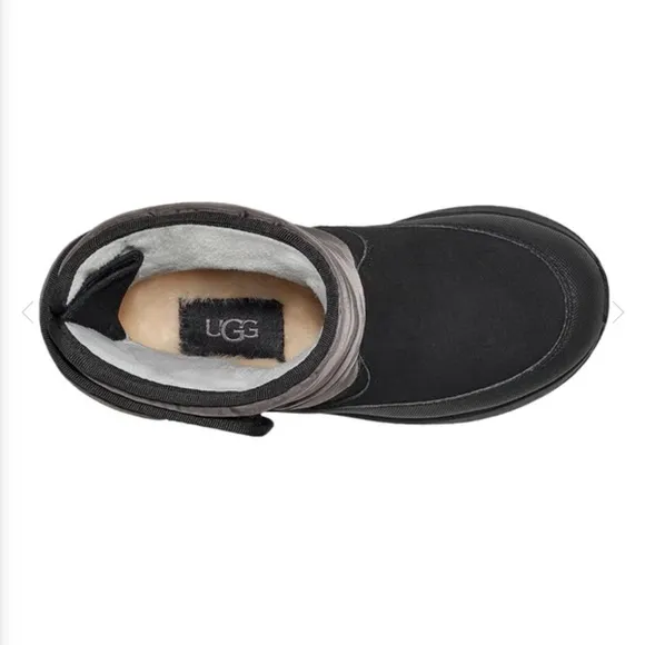 NEW UGG KIDS TOTY WEATHER BLACK/CHARCOAL BOOTS
