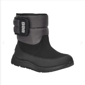 NEW UGG KIDS TOTY WEATHER BLACK/CHARCOAL BOOTS