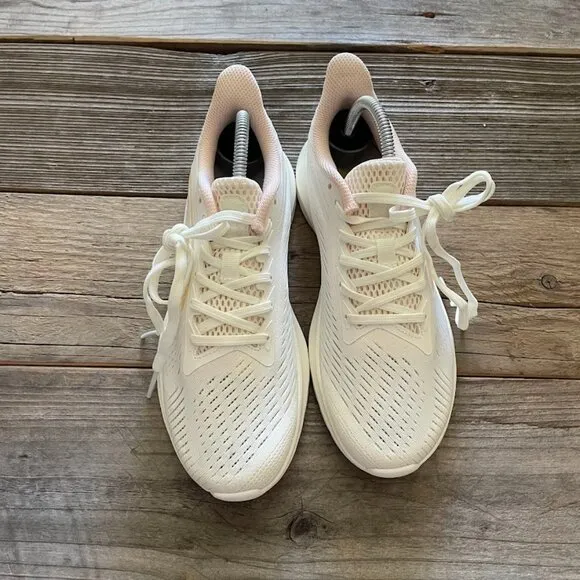 New Women Anta Light Beige Running Shoes Sneakers