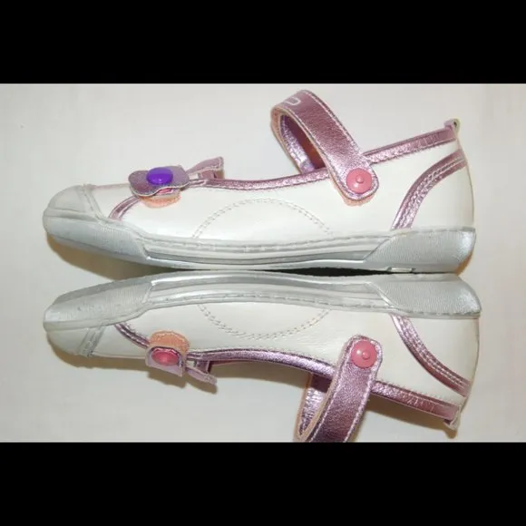NIB Daph Daph Farah Mary Jane Shoes, Removable Decorative Snaps, sz 32 ( US)