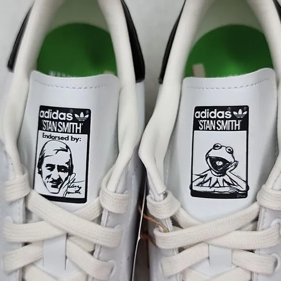 NIB DISNEY KERMIT STAN SMITH SHOES Size 6.5
