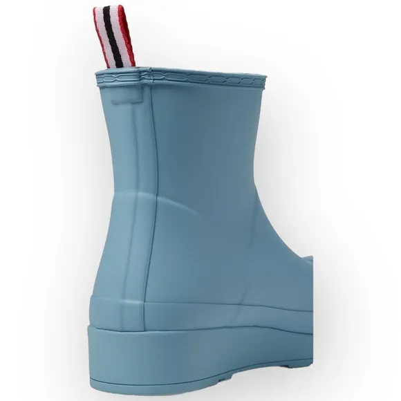 NIB Hunter Original Play Short Rain Boots – Shifting Blue – Women’s Size US 12