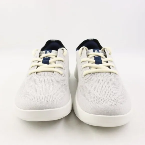 NIDB Allbirds Men's Tree Runner Go Sneakers in Light Grey/True Navy US 11
