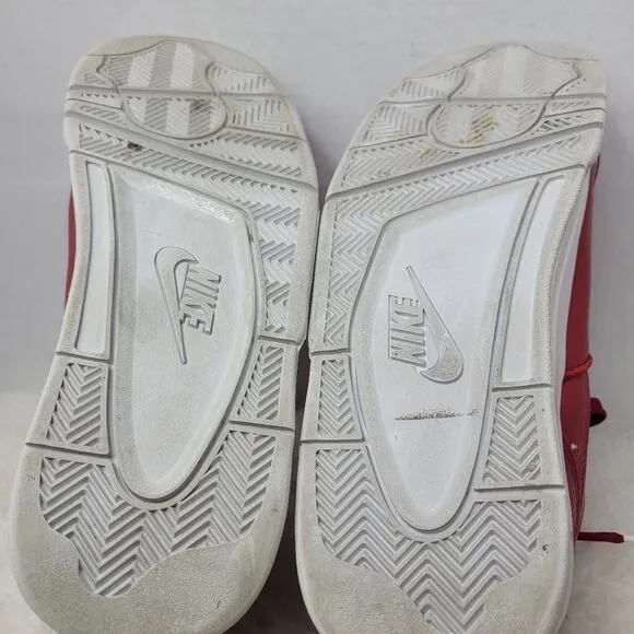 Nike Air Flight 89 Red Leather Sneaker Shoes Size 11.5