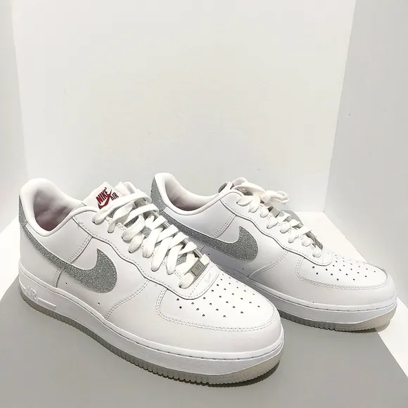 Nike Air Force 1 Low '07 LX Glitter Swoosh, NEW, Size 10.5| EUR 42.5