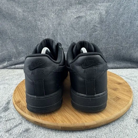 Nike Air Force 1 Low 07 Shoes Mens Size 11 Triple Black Basketball Sneakers