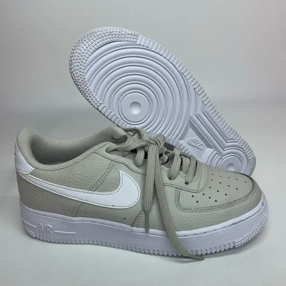 Nike Air Force 1 Low (GS) Light Bone White CT3839-001 New Youth Shoes Size 6.5Y