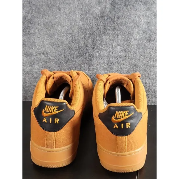 Nike Air Force 1 Low Top Casual Sneakers Golden Harvest Mens Size 13 Streetwear