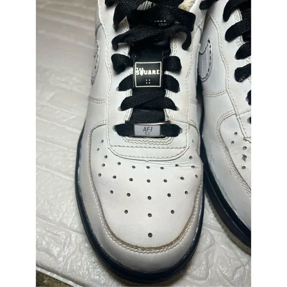 NIKE AIR FORCE 1 XXV Low '07 Shoes PATTERSON SQUARE GARDEN White Black