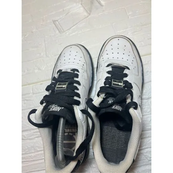 NIKE AIR FORCE 1 XXV Low '07 Shoes PATTERSON SQUARE GARDEN White Black