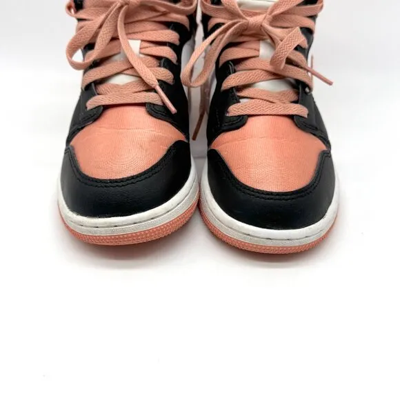 Nike Air Jordan 1 Mid Youth 4Y Madder Root Shoes DM9077-108 GUC