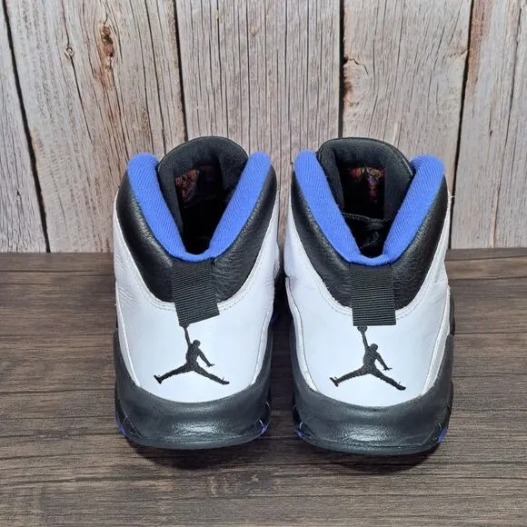 Nike Air Jordan 10 Retro Orlando 310805-108 White Black Basketball Shoes Men's 8