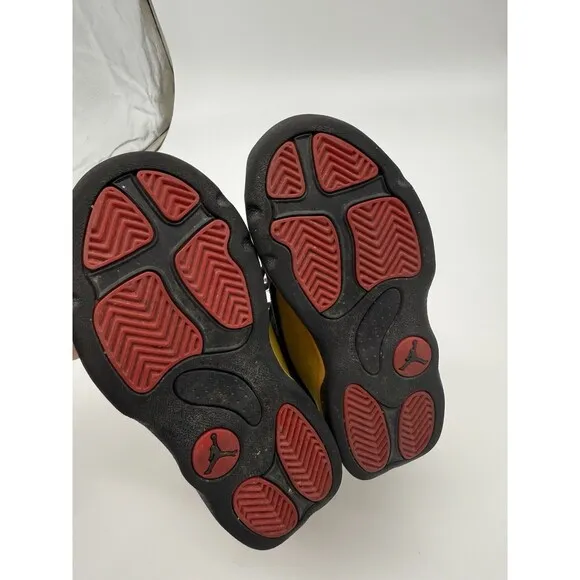Nike Air Jordan 13 Retro BT Melo Carmelo Anthony Black Red Yellow 414581-035 10C