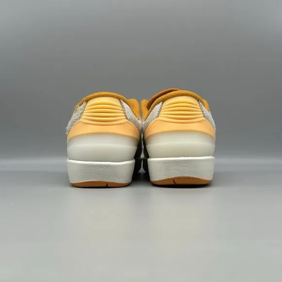 Nike Air Jordan 2 Retro Low 'Craft' Sail Melon Tint Sneaker DV9956-118 Me Size 4
