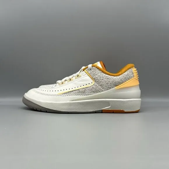 Nike Air Jordan 2 Retro Low 'Craft' Sail Melon Tint Sneaker DV9956-118 Me Size 4