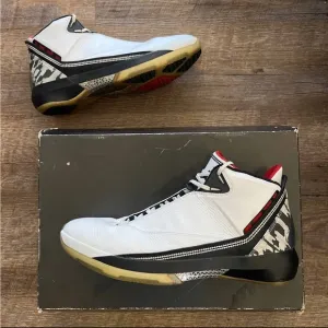 Nike Air Jordan 22 XX2 OG White Varsity Red Black