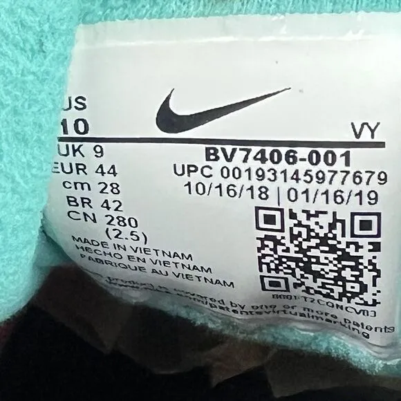 Nike Air Max 2 Light QS Atmos Logos Mens Shoes BV7406-001 Size 10