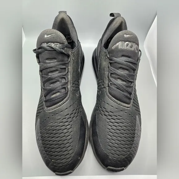 Nike Air Max 270 Low Triple Black AH8050-005 Men's Size 13 Athletic Sneaker Shoe